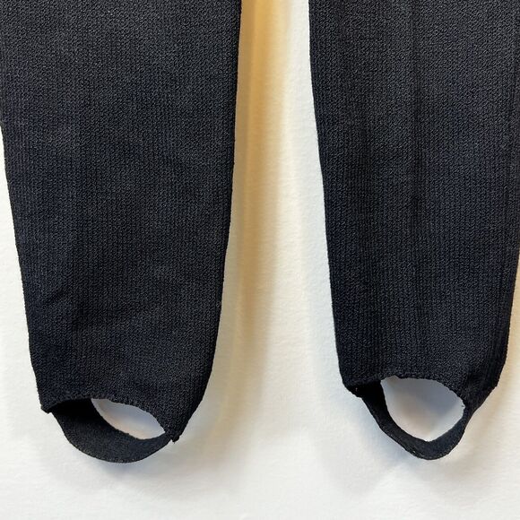 St. John Sportswear Vintage Black Santana Knit Stirrup Pants Sz 4 - Picture 5 of 12